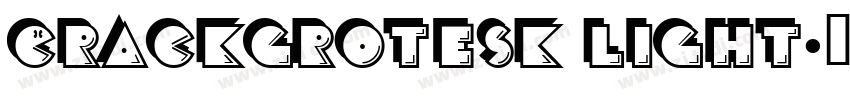 CrackGrotesk Light字体转换